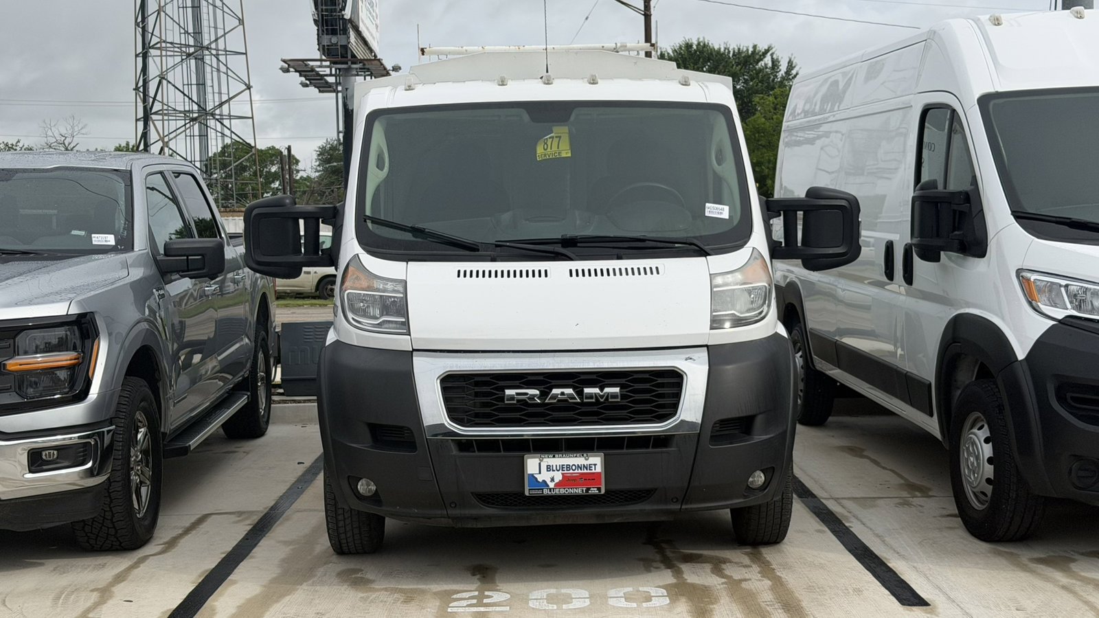Used 2019 Bright White Clearcoat Ram Low Roof image 12