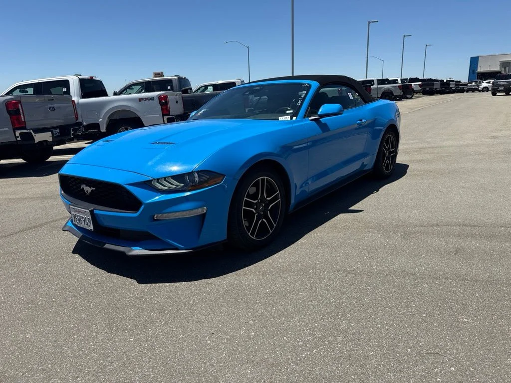 Used 2023 Grabber Blue Ford EcoBoost Premium image 4