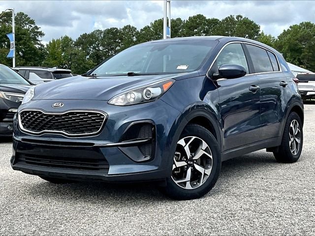 Used 2022 Blue Kia LX image 3