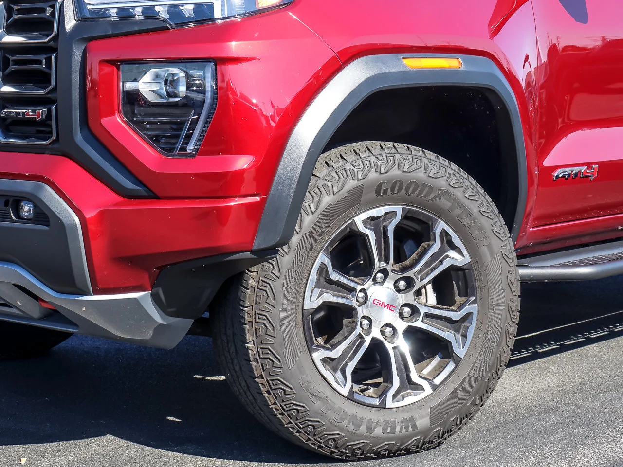 Used 2024 Volcanic Red Tintcoat GMC 4WD AT4 image 2