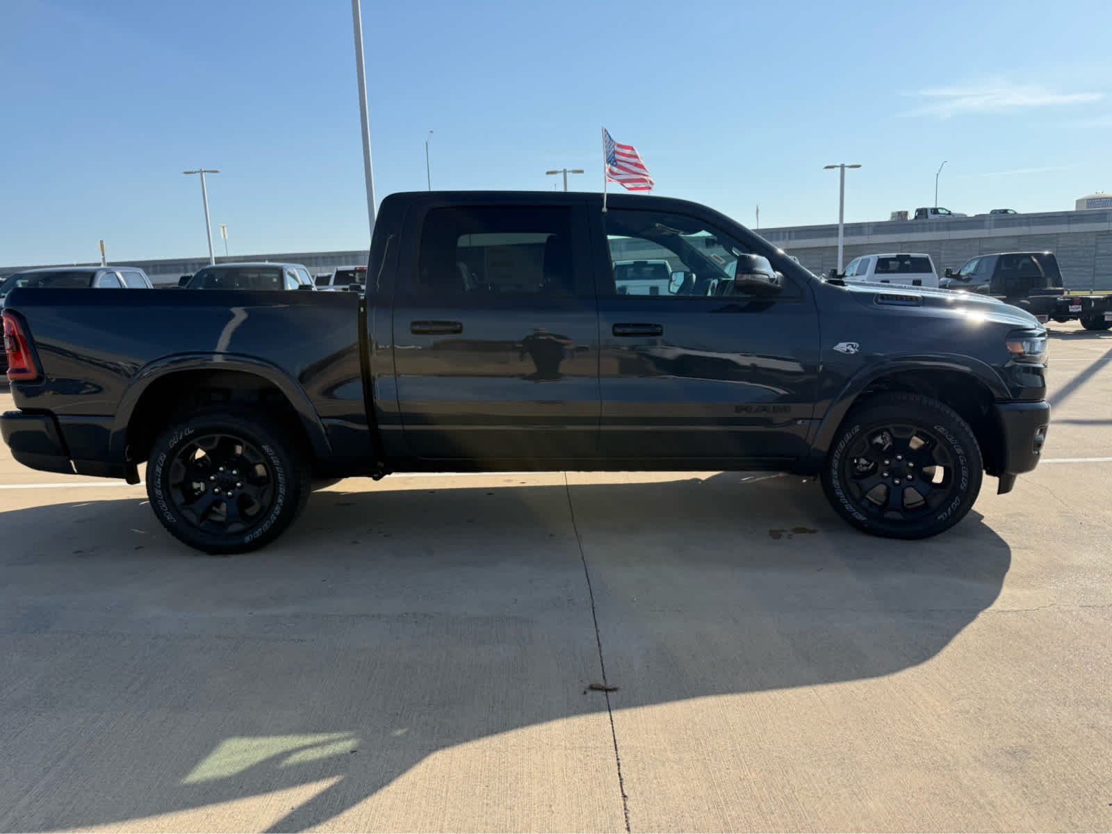 New 2026 Forged Blue Metallic Exterior Paint RAM Lone Star image 5