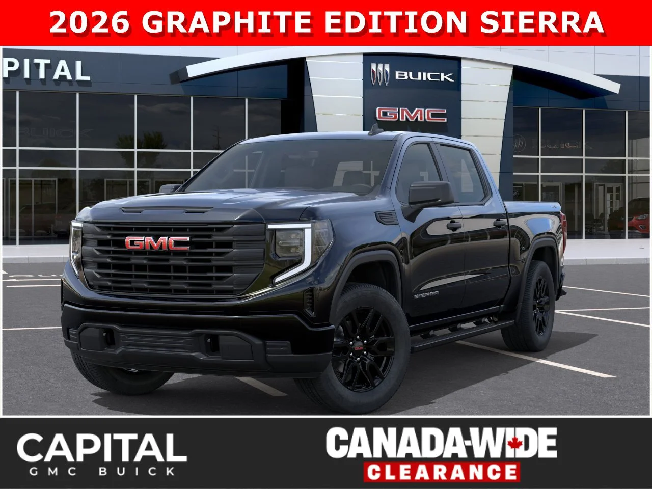 New 2026 ONYX BLACK GMC Pro image 1