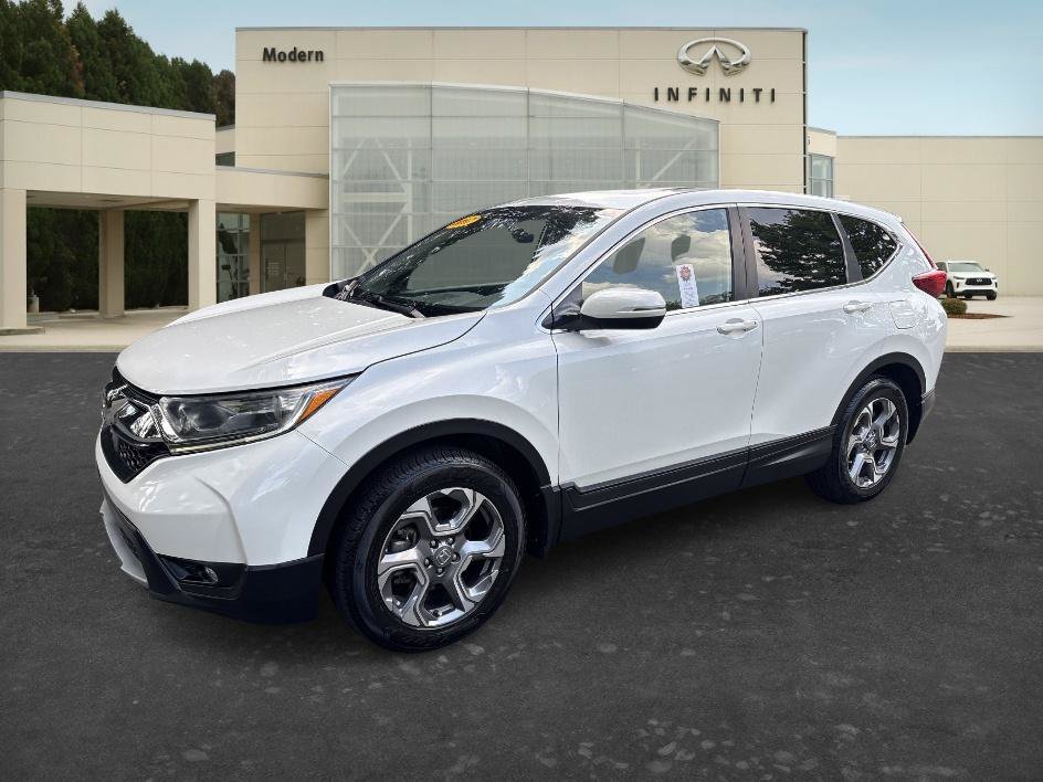 Used 2017 Diamond White Pearl Honda EX image 1
