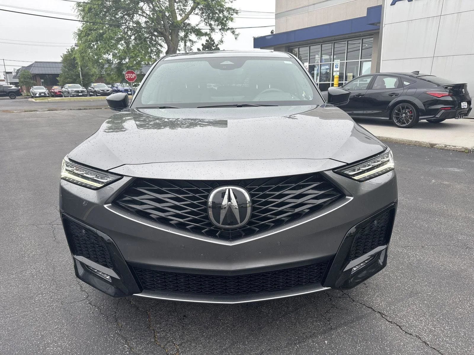 Used 2025 Liquid Carbon Metallic Acura SH-AWD A-SPEC image 14