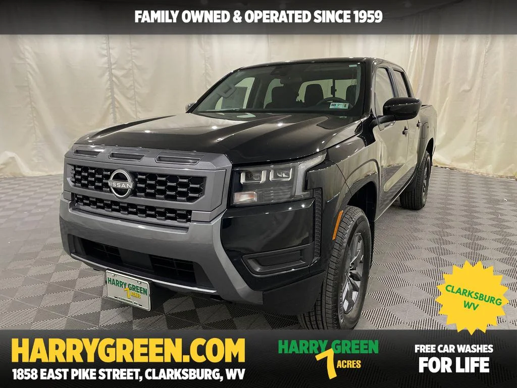 New 2026 Super Black Nissan Crew Cab SV image 1