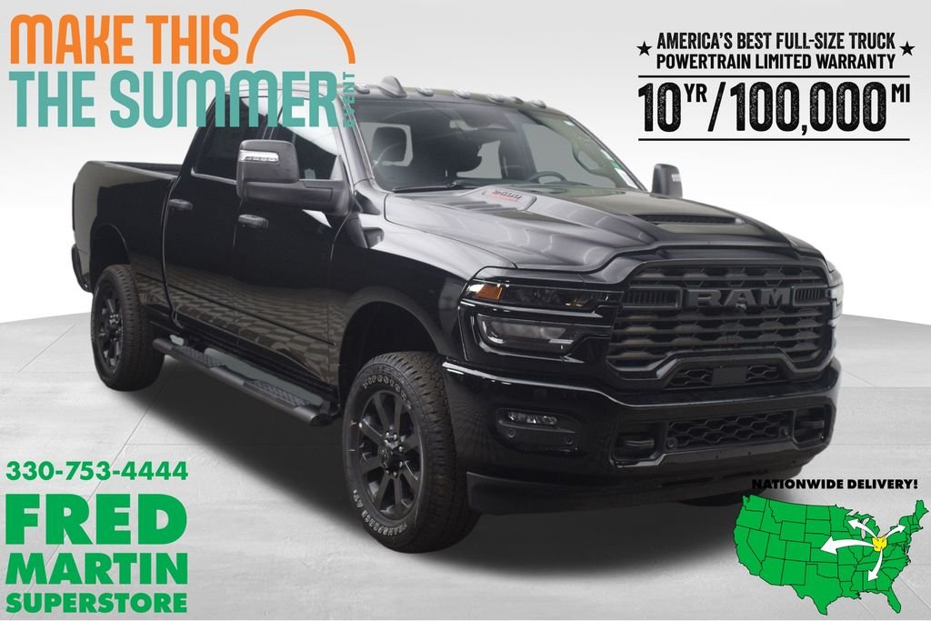 New 2026 Diamond Black Crystal Pearl-Coat Exterior Paint RAM  image 1
