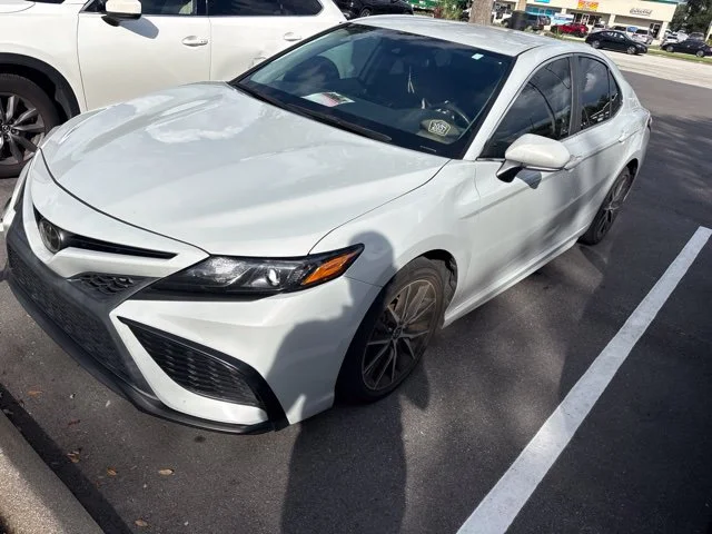 Used 2024 White Toyota SE image 2