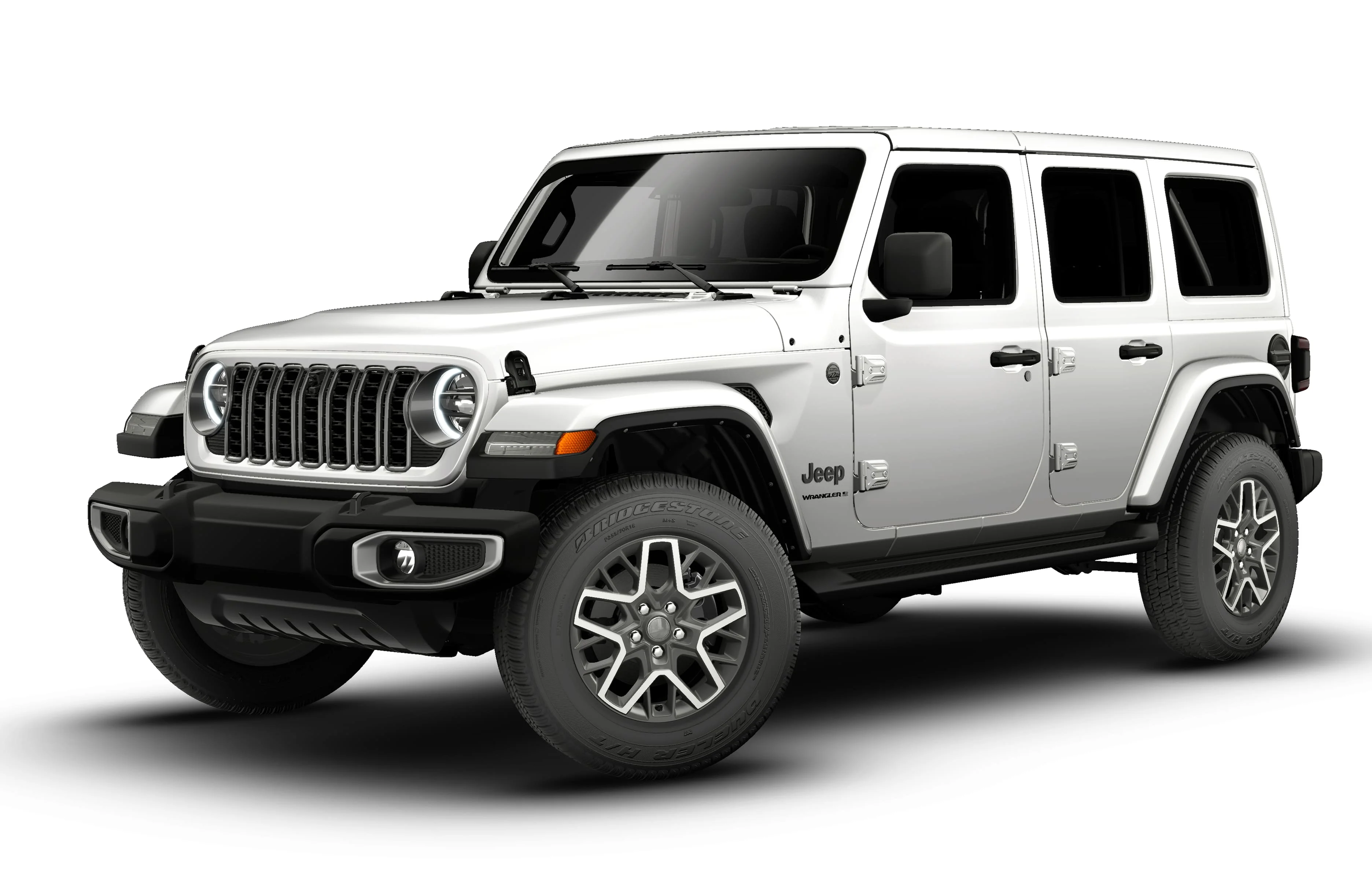 New 2026 Bright White Clear-Coat Exterior Paint Jeep Sahara image 13
