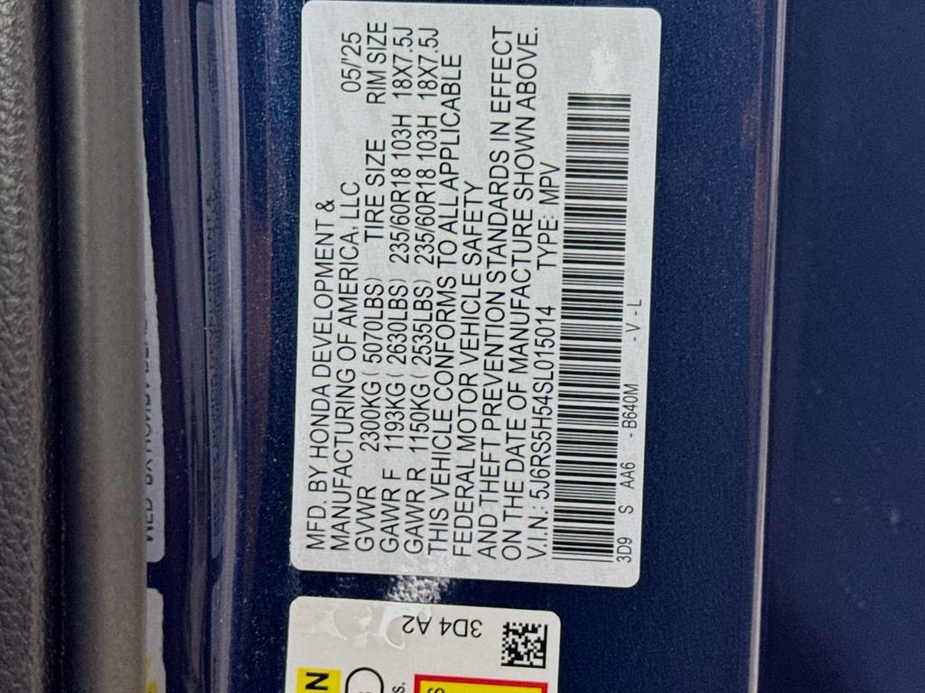 Certified Used 2025 Blue Honda Sport image 40