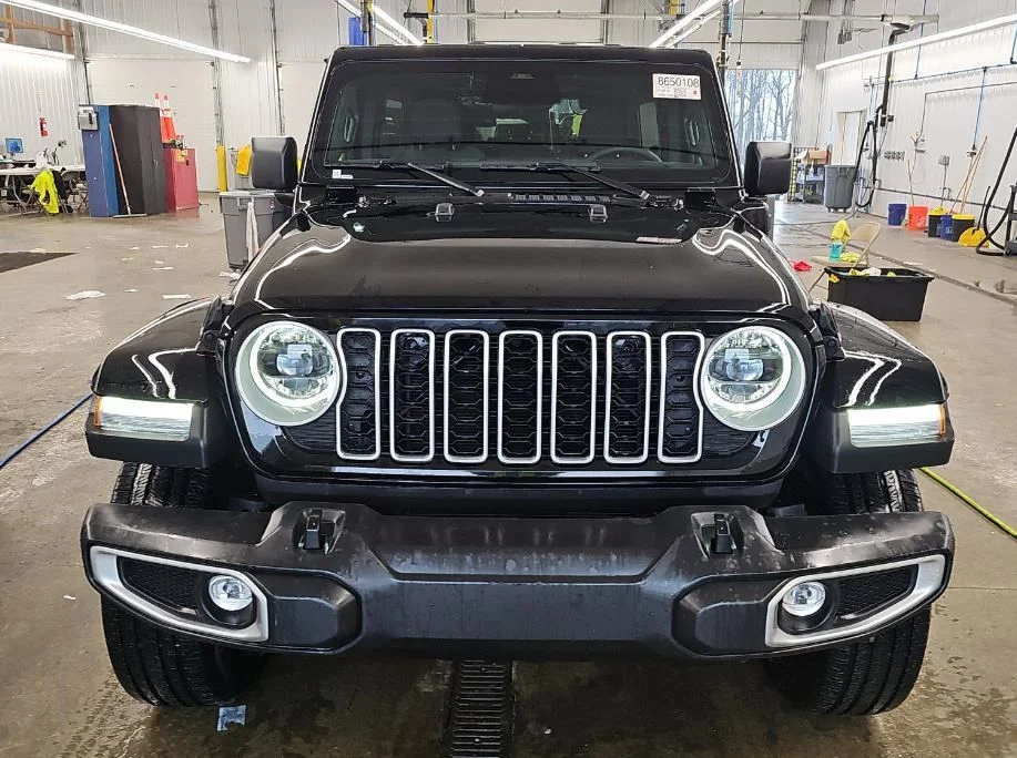 Used 2025 Jeep Wrangler 4xe Sahara 4XE with VIN 1C4RJXP61SW585646 for sale in Kansas City