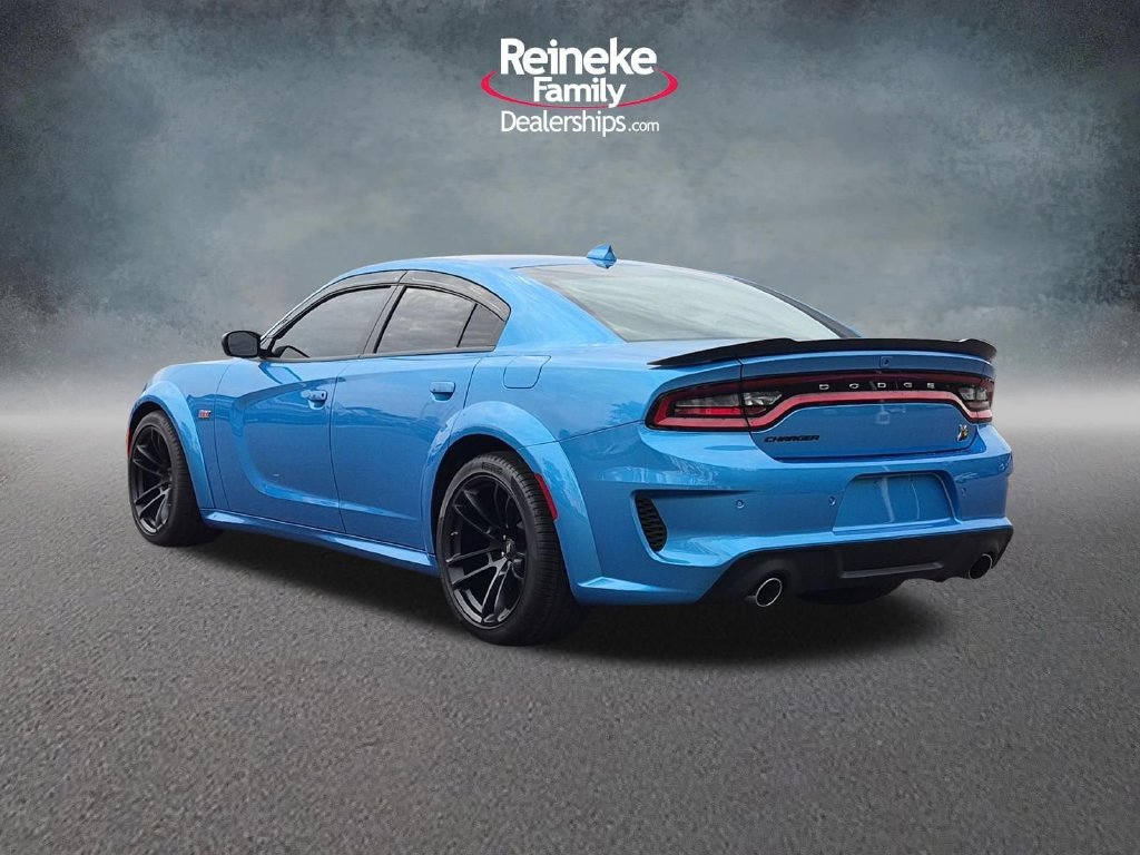 Used 2023 Blue Dodge R/T Scat Pack Widebody image 9