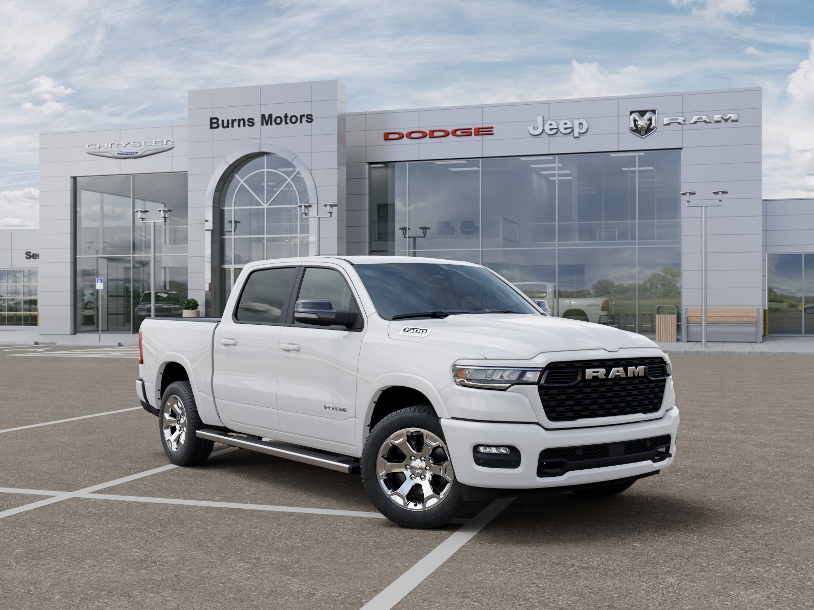 New 2027 Bright White Clear-Coat Exterior Paint RAM Lone Star Sport image 31