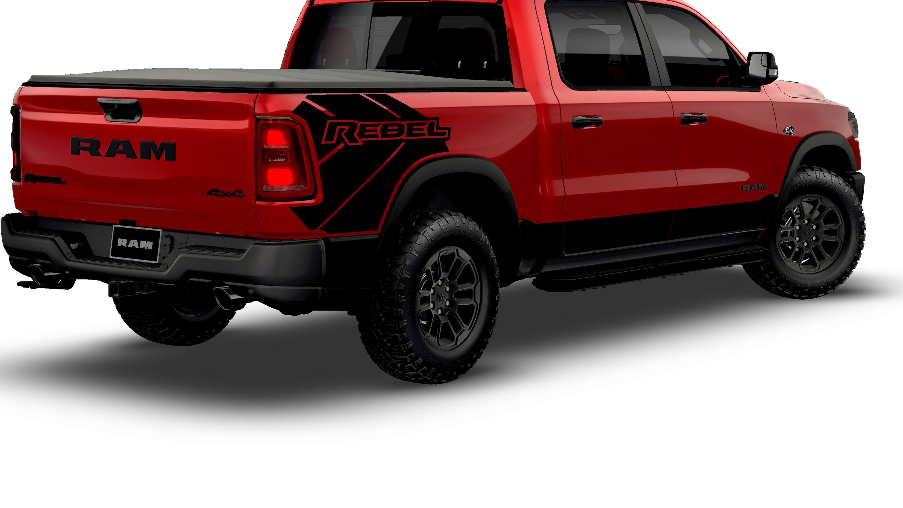 New 2026 Molten Red Pearl-Coat Exterior Paint RAM REBEL image 14