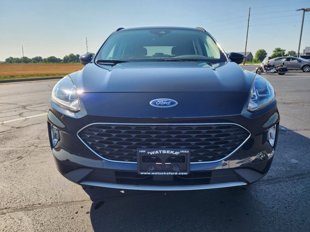 Used 2021 Antimatter Blue Metallic Ford SEL image 2
