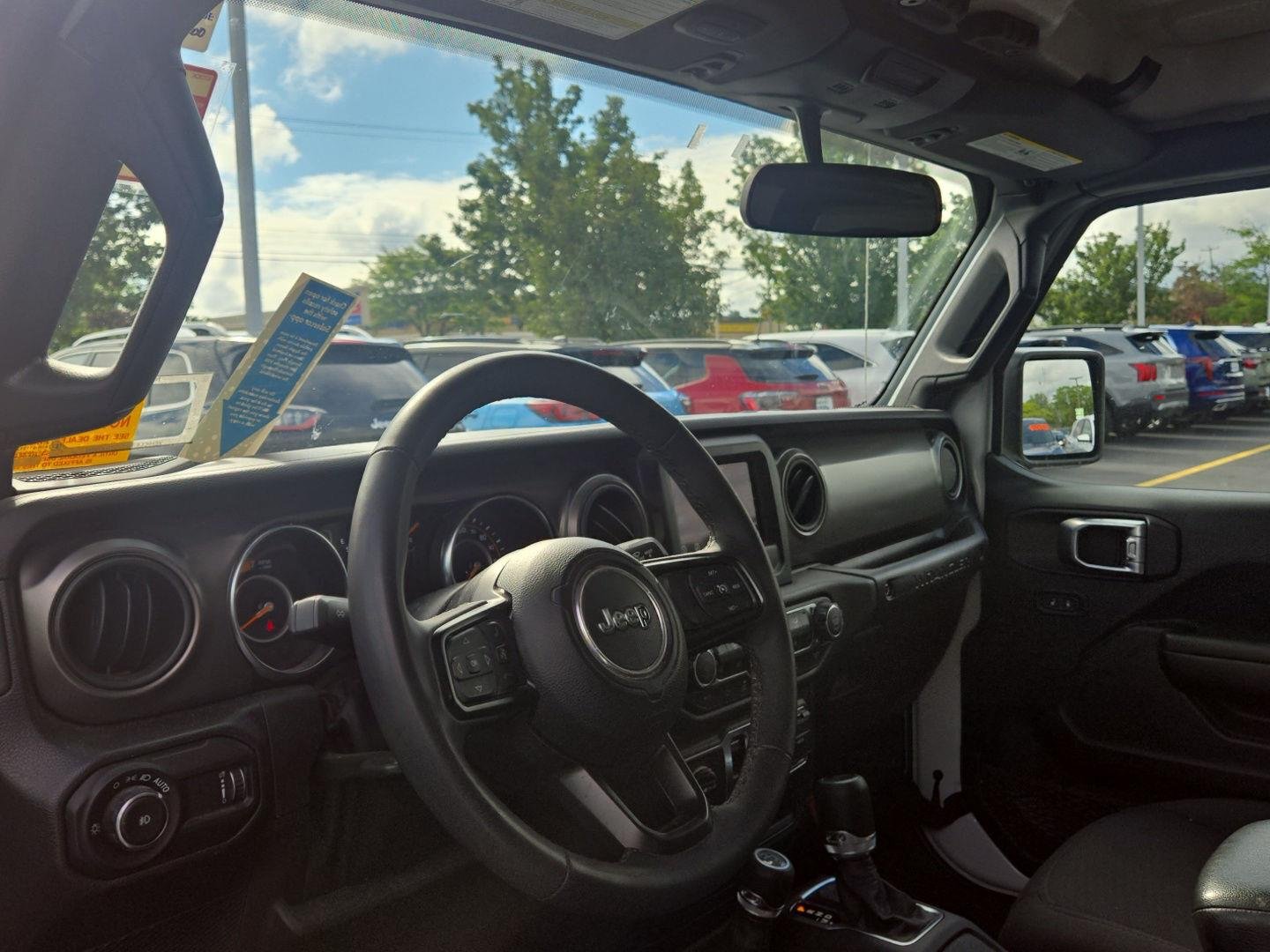 Used 2023 Bright White Clearcoat Jeep Sport S image 3