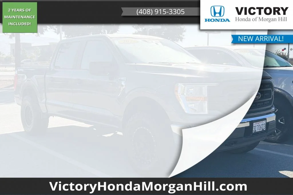Used 2021 Carbonized Gray Metallic Ford XLT image 1