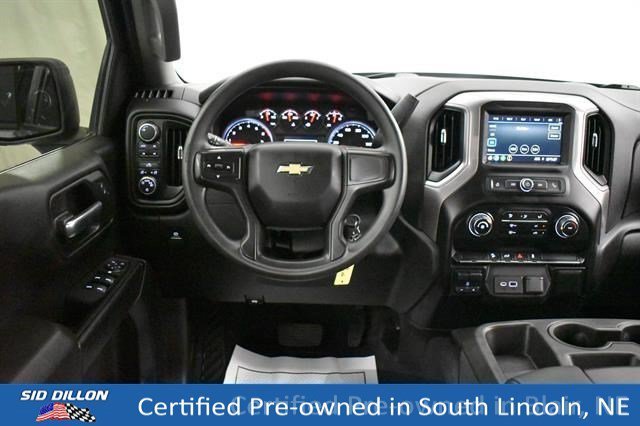 Certified Used 2021 Satin Steel Metallic Chevrolet Work Truck image 4