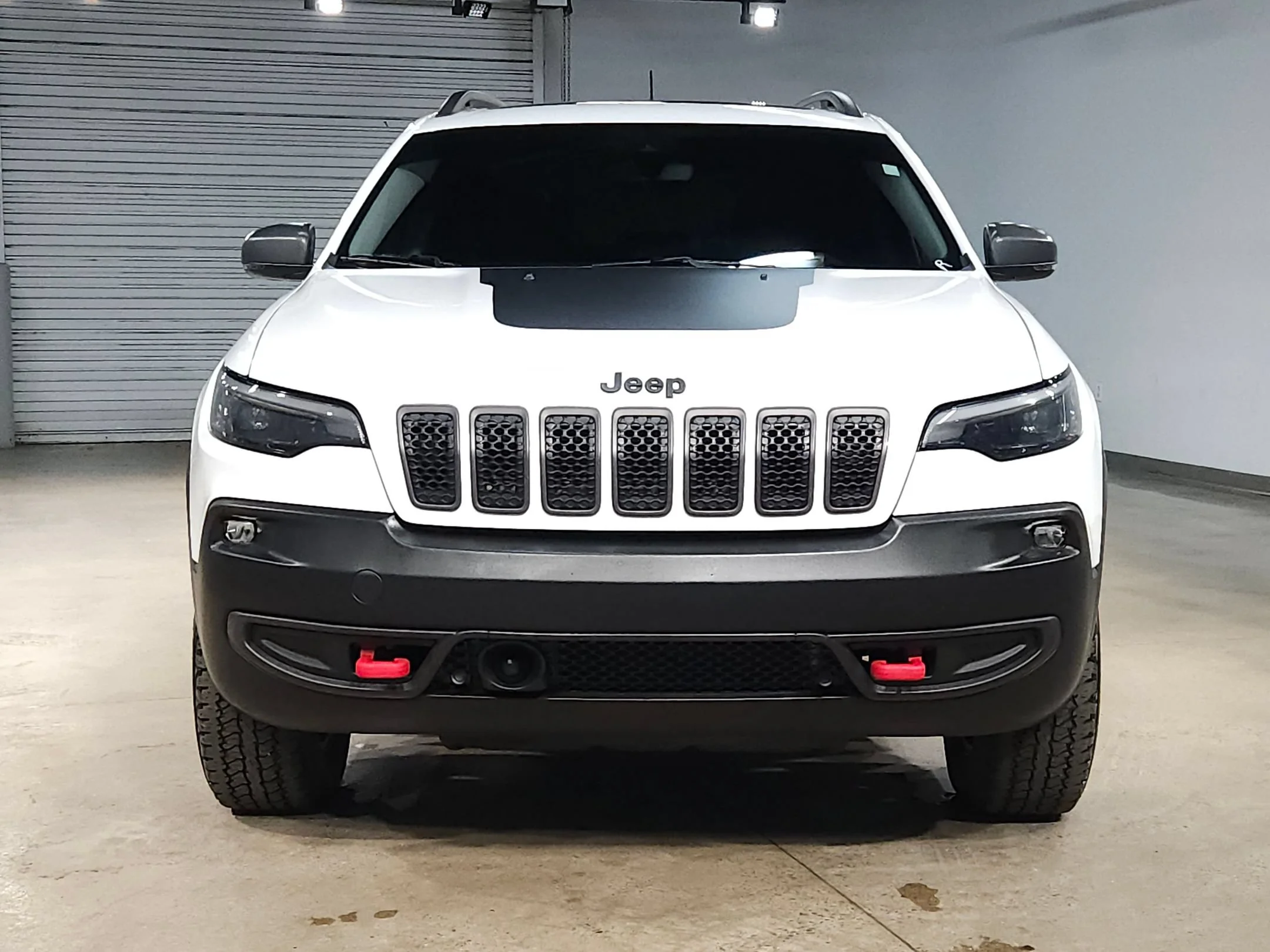 Used 2021 Bright White Clearcoat Jeep Trailhawk image 2