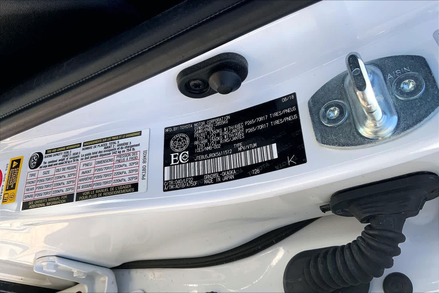Used 2019 Super White Toyota TRD Pro image 34