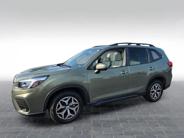 Used 2021 Green Subaru Premium image 3