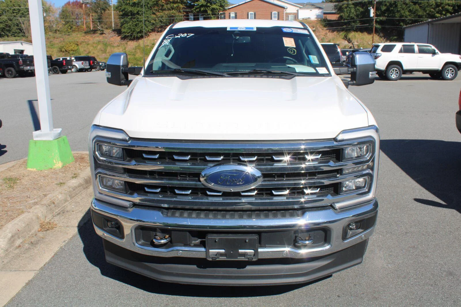 Used 2024 Star White Metallic Tri-Coat Ford Lariat image 2