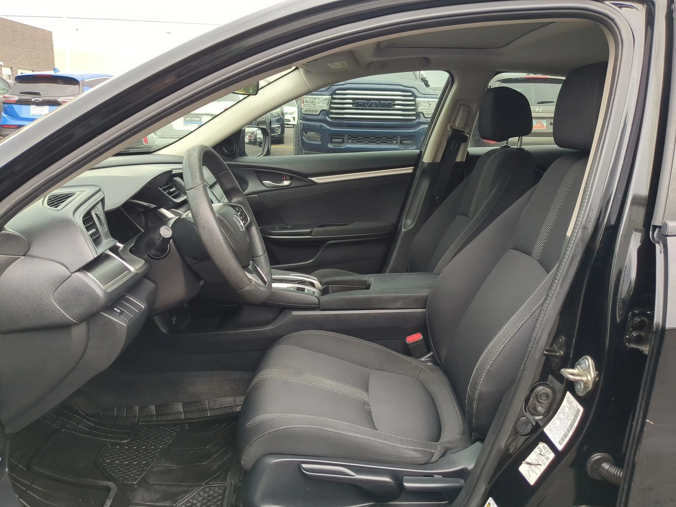Used 2017 Crystal Black Pearl Honda EX image 24