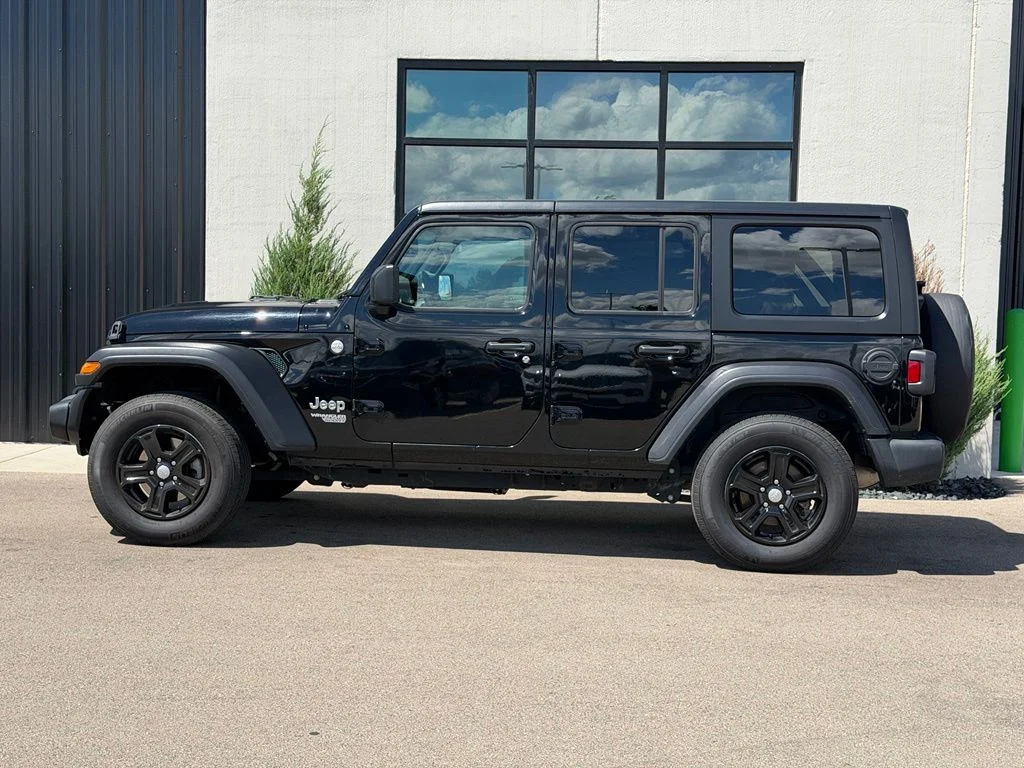 Used 2020 Black Jeep Unlimited Sport S image 2