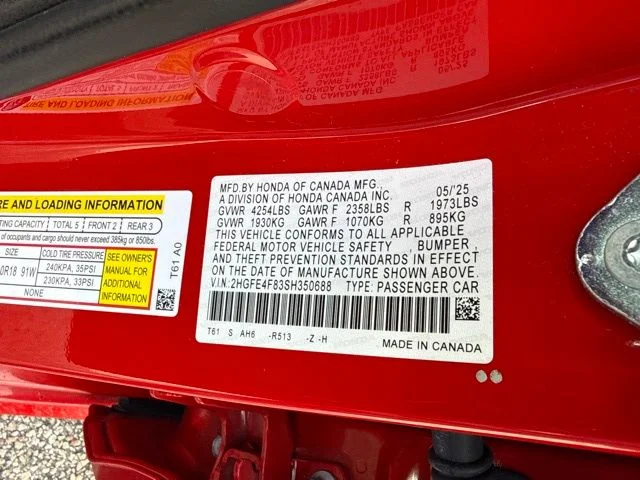 Used 2025 Red Honda Sport image 36