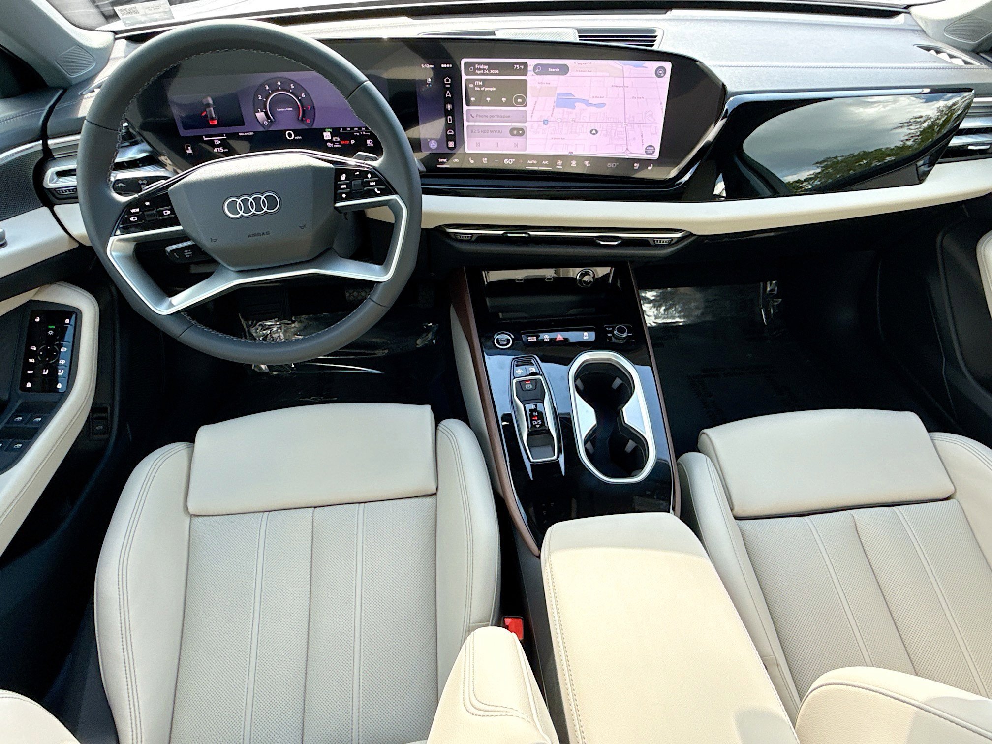 New 2026 Glacier White Metallic Audi Premium image 14