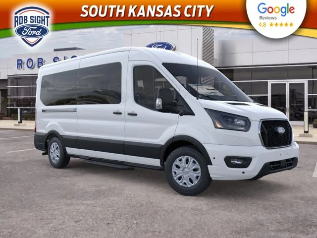 New 2026 Oxford White Ford Passenger Van XLT image 7