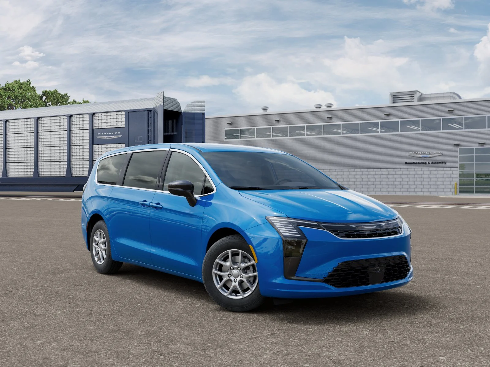 New 2027 Hydro Blue Pearl-Coat Exterior Paint Chrysler Select image 3