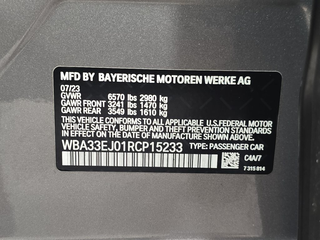 Certified Used 2024 Oxide Grey Met BMW 760i xDrive image 34