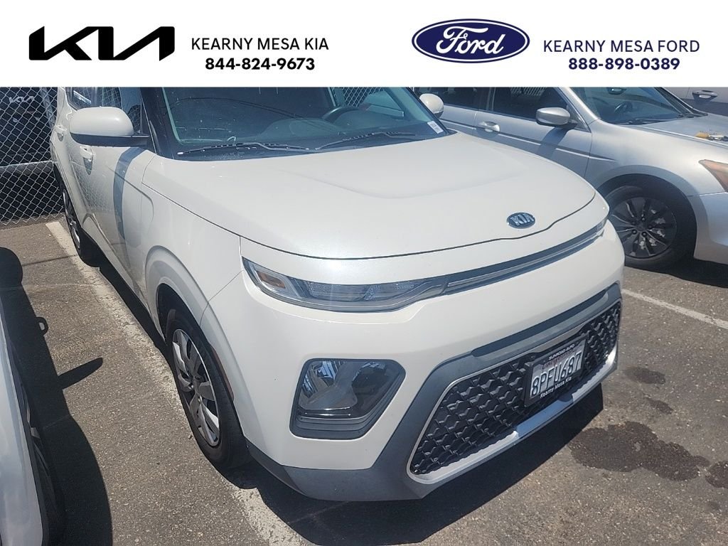 Used 2020 White Kia LX image 1