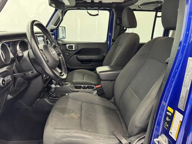 Used 2020 Ocean Blue Metallic Clearcoat Jeep Unlimited Sport S image 19