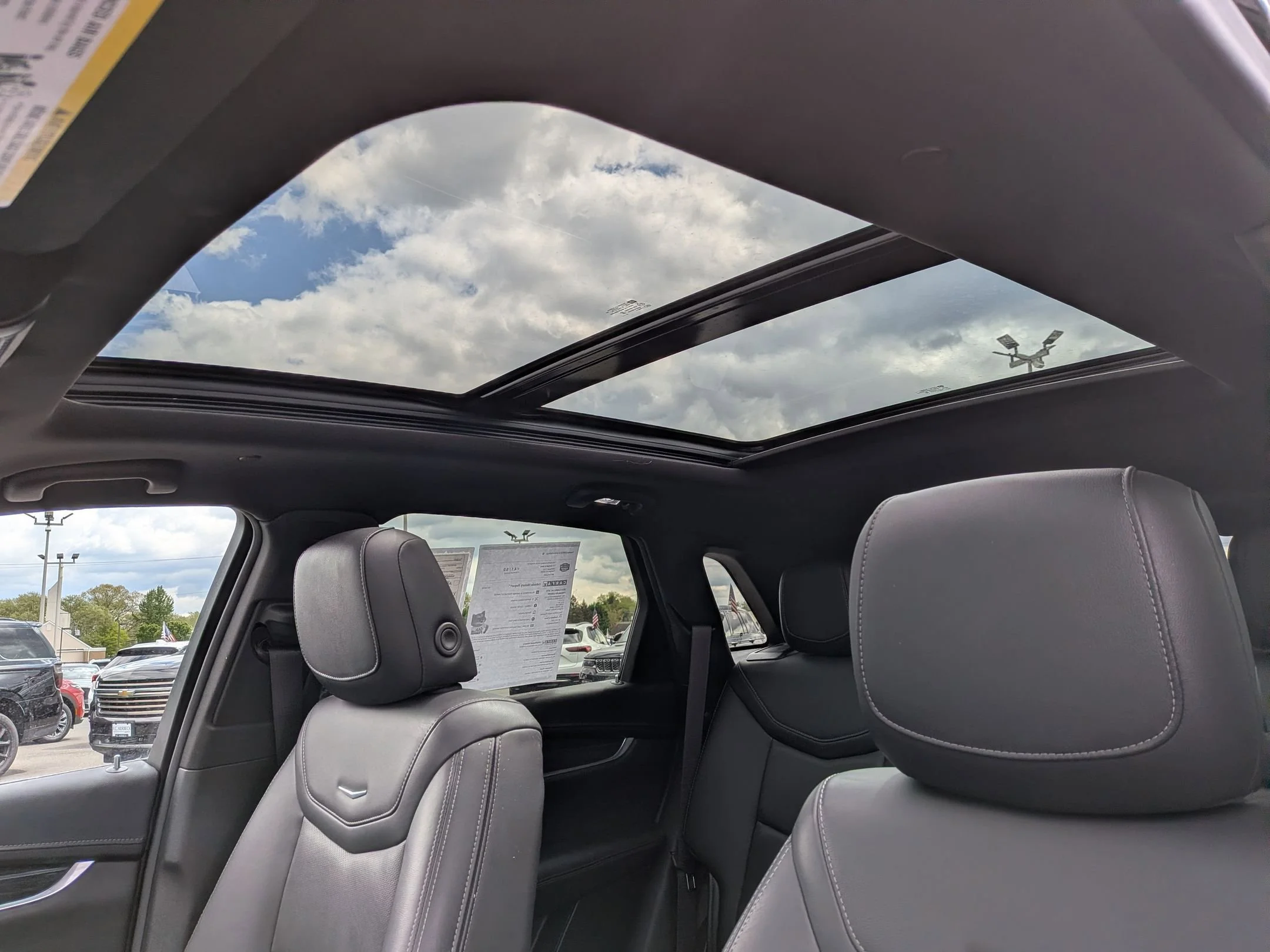 Used 2024 Stellar Black Metallic Cadillac AWD Premium Luxury image 18