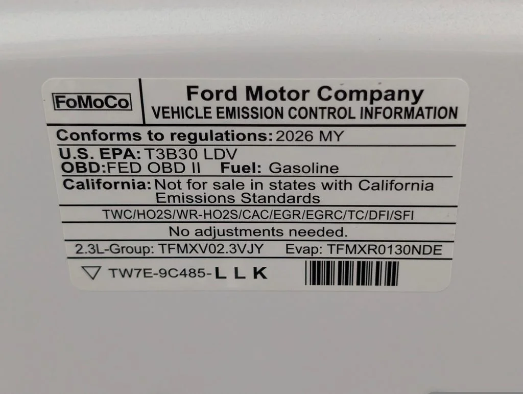 New 2026 Oxford White Ford EcoBoost® Premium Fastback image 22
