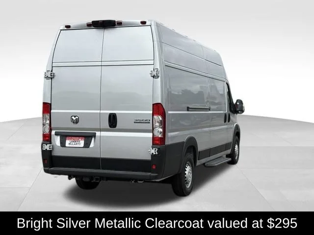 New 2026 Bright Silver Metallic Clear-Coat Exterior Paint RAM Super High Roof image 9