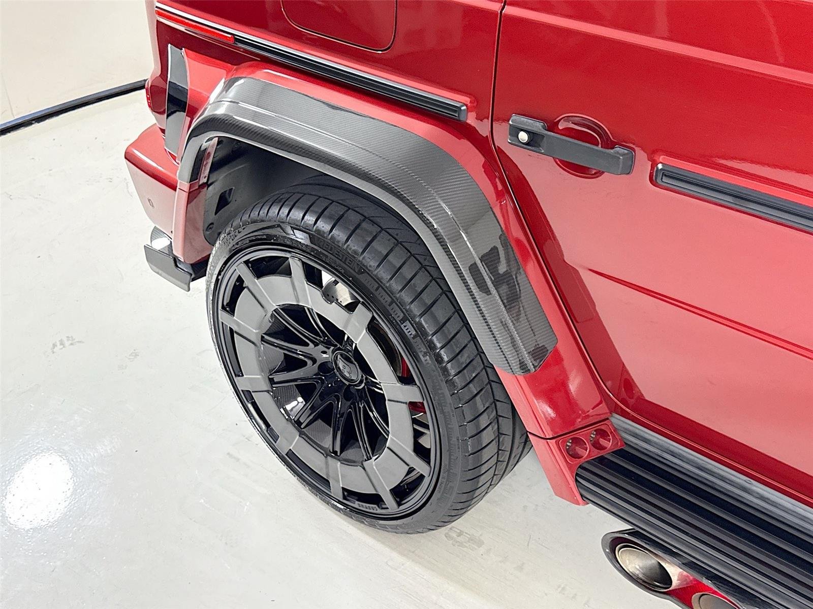 Used 2021 designo Cardinal Red Metallic Mercedes-Benz AMG® G 63 | Brabus Widebody image 45