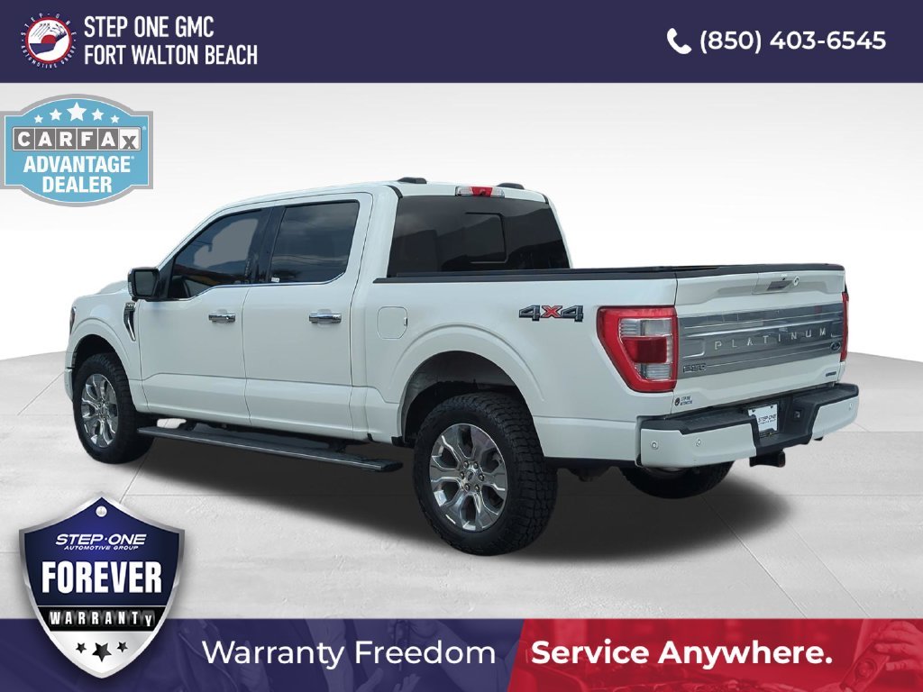 Used 2021 White Ford Platinum image 4