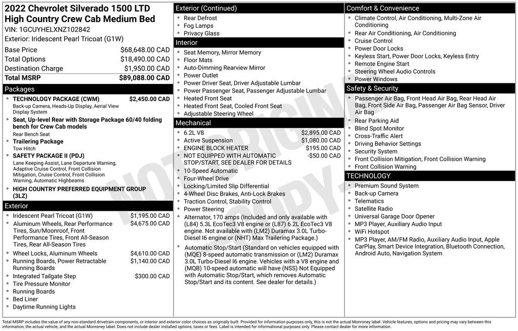 1GCUYHELXNZ102842