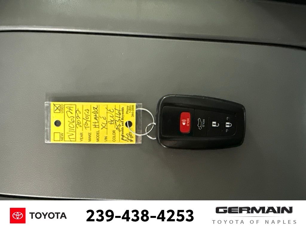 Used 2022 Blue Toyota XLE image 24