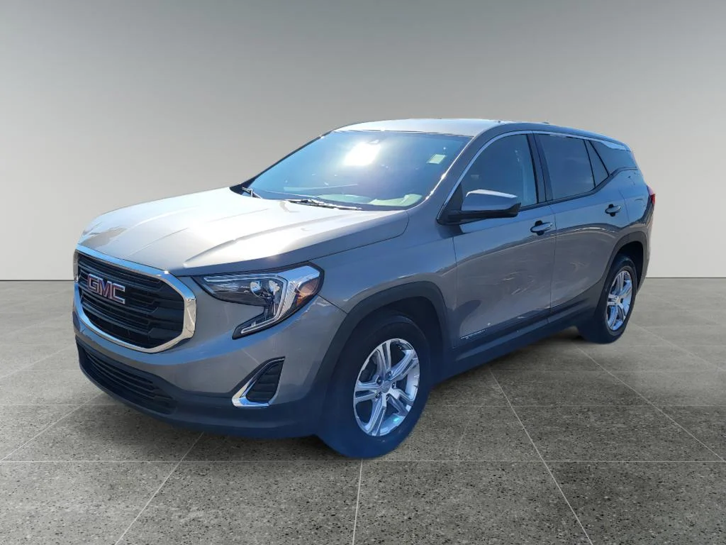 Used 2020 Satin Steel Metallic GMC SLE image 1