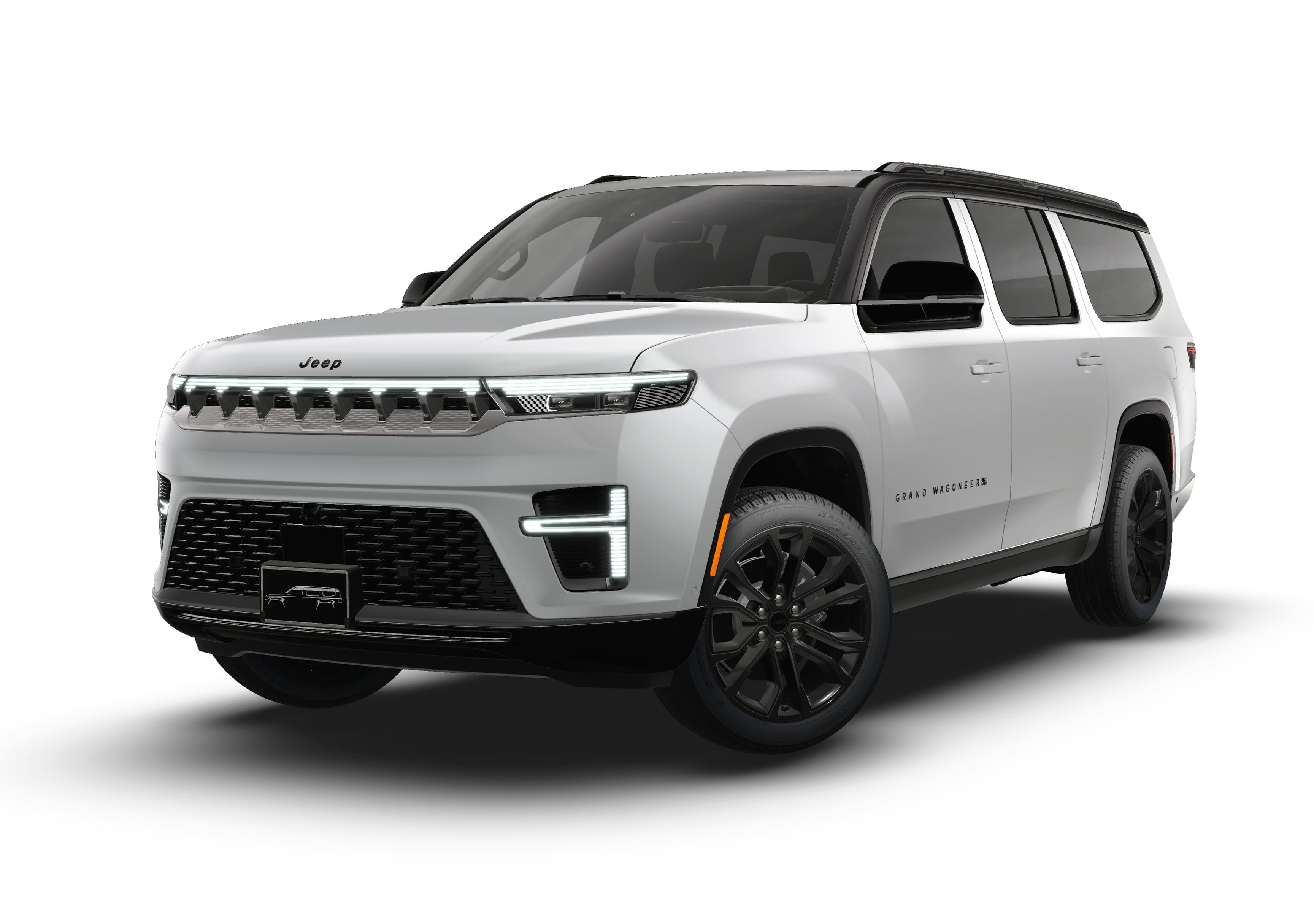 New 2026 Bright White Clear-Coat Exterior Paint Jeep Grand Wagoneer image 13