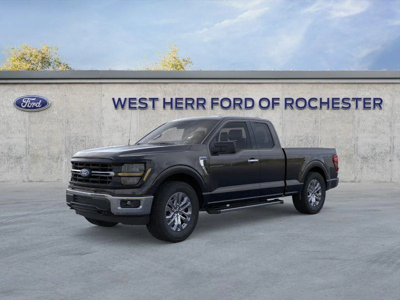 New 2026 Agate Black Metallic Ford XLT image 2
