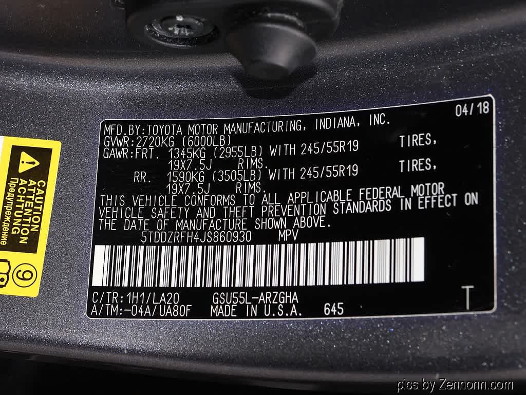 Used 2018 Predawn Gray Mica Toyota Limited image 36