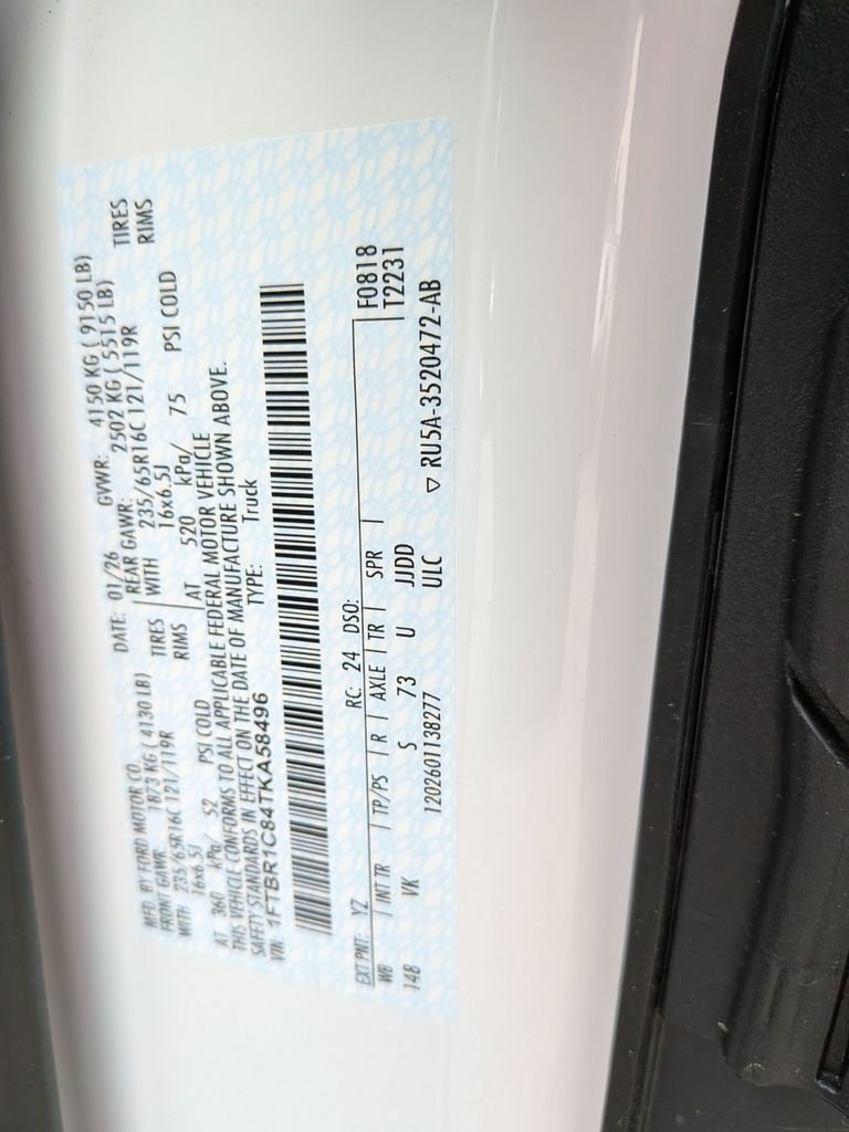 New 2026 Oxford White Ford Cargo Van image 34