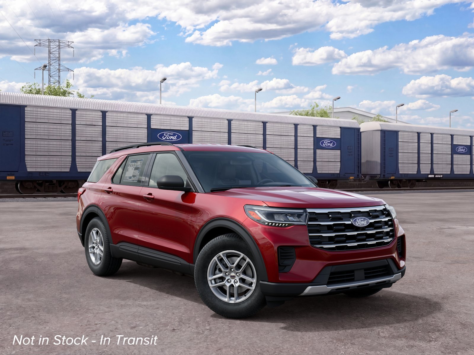 New 2027 Ruby Red Metallic Tinted Clearcoat Ford Active image 4