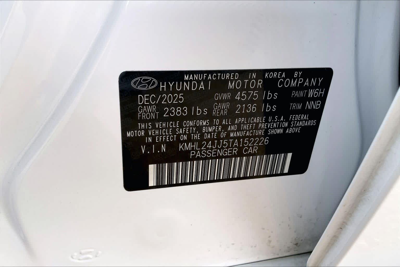 Used 2026 Serenity White Hyundai Blue image 36