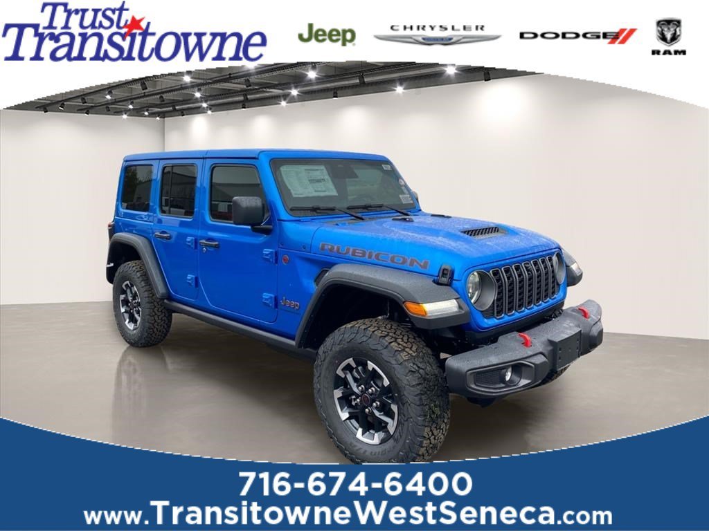 New 2026 Hydro Blue Pearl-Coat Exterior Paint Jeep Rubicon image 1