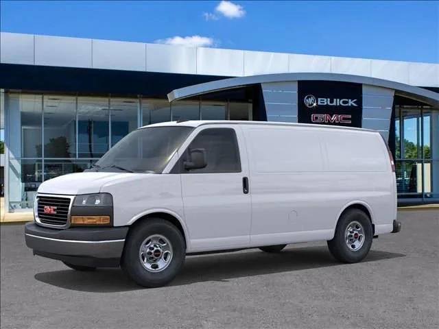 New 2025 Summit White GMC Work Van image 2